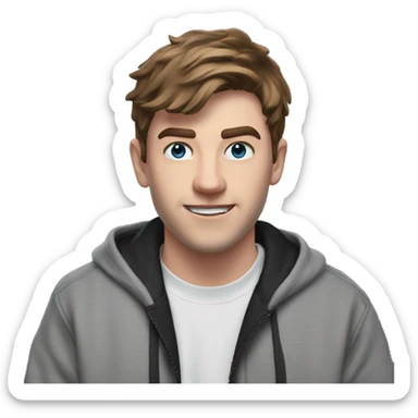 mrbeast in real life sticker