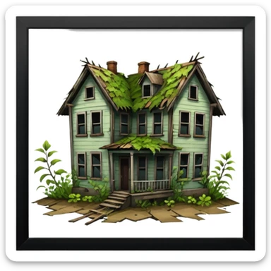 
Casas abandonadas sticker