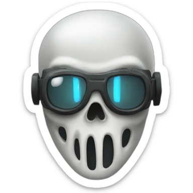 Ghost call of duty sticker