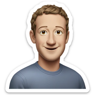 mark zuckerberg sticker