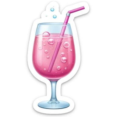 pink drinks sticker