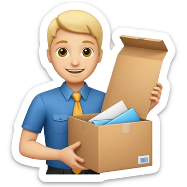 Envios y negocio sticker