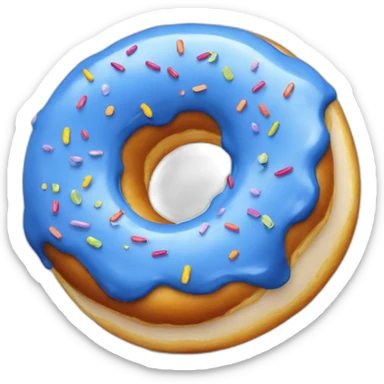 Donut bleu  sticker