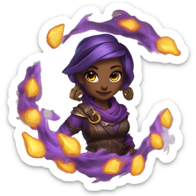 caitlyn kiramman from arcane sticker