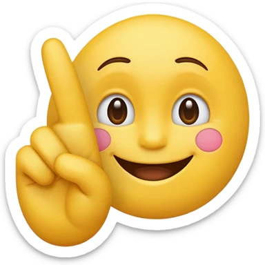 Smiling Emoji flipping off  sticker