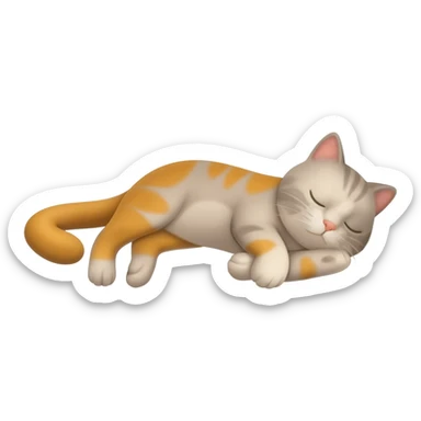 cat napy sticker