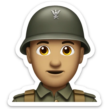 soldier WWII sticker