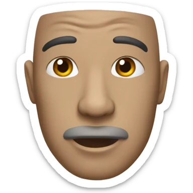 Un homme très choqué sticker