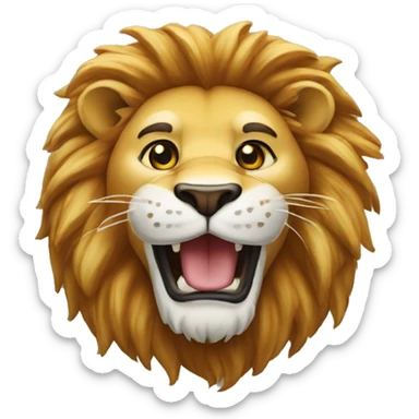 boîte de céréales lion sticker