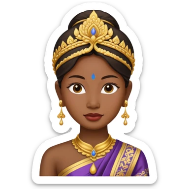 The emote is meant to depict a Thai woman in the classic attire of her country. sticker