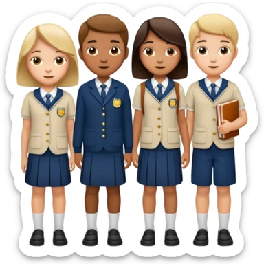 School uniforms sticker