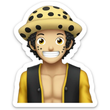 Trafalgar law One piece sticker