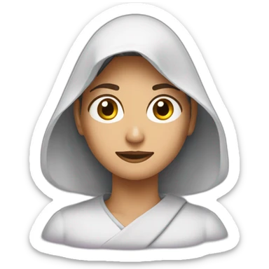 Berenjena metida en un durazno sticker