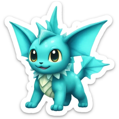 Vaporeon full body sticker