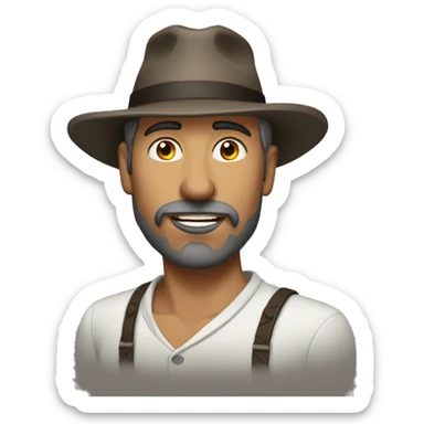 Hombre buchón  sticker