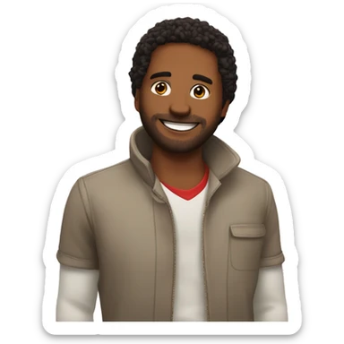 Alex + Cristina forever with a red Heart  sticker