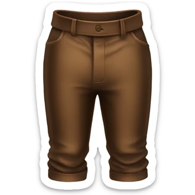 bronze pants sticker