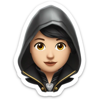 Evie frye-hood sticker