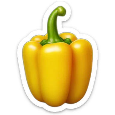 bell pepper yellow sticker