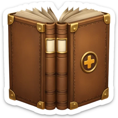 BOOKS BROWN degrade aesthetic  sticker