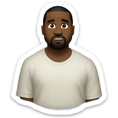 oso del álbum de Kanye west sticker