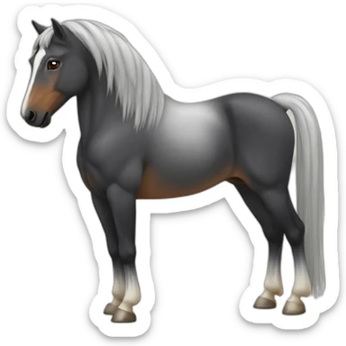 Andalusian horse sticker