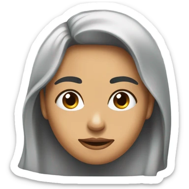 Cara enamorada mordiéndose el labio sticker