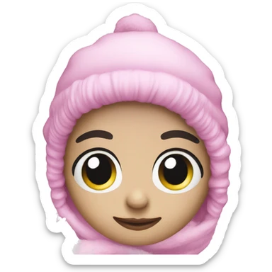 Winter pink  sticker