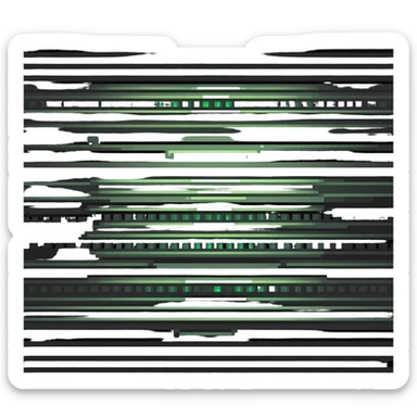 Metal dielectric interface boundary with light waves demonstrating reflection and transmission sticker