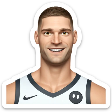 smiling boy in sportswear sticker