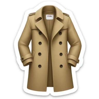 Trench coat sticker