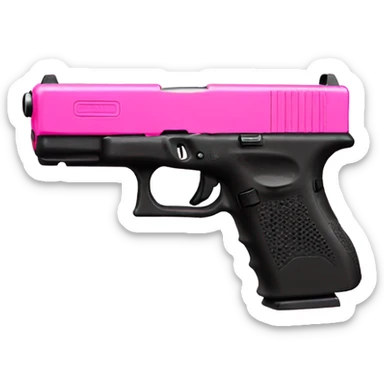 Pink Glock box sticker