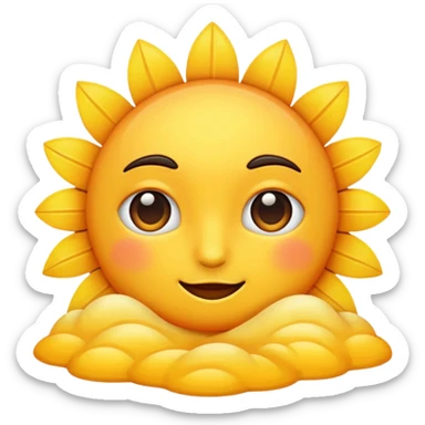 Sunrise sticker