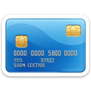 credit card sticker
