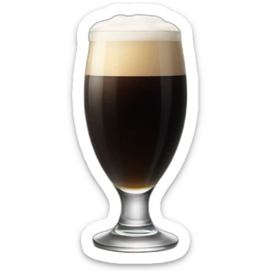 glass of guinness sticker