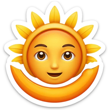 sunrise sticker