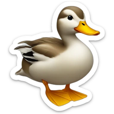 Duck sticker