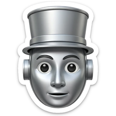 the tin man from the wizard of oZ sticker