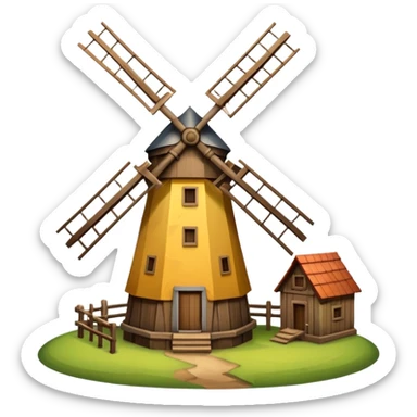 Windmill sticker