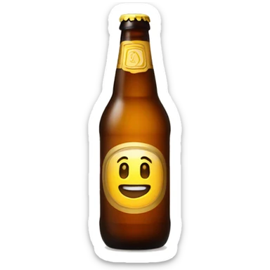 beer bottle sticker