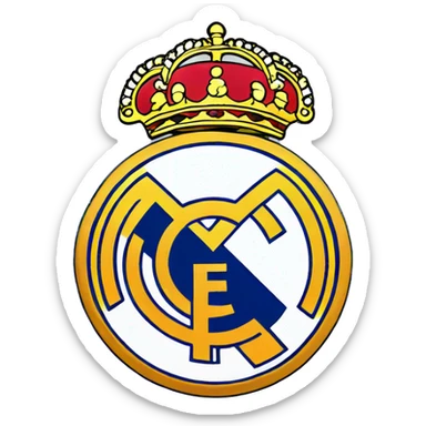 Real Madrid escudo sticker