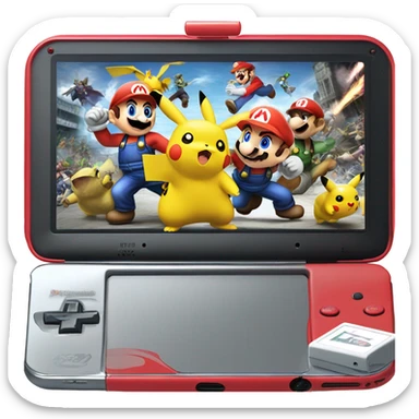 Nintendo DS super smash Bros sticker