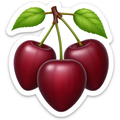 black cherry sticker