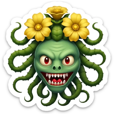 Stranger things demo gorgon sticker