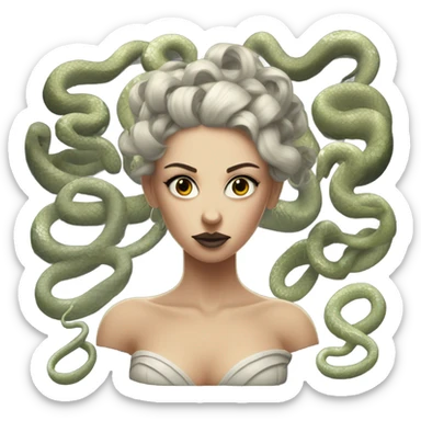 Medusa sticker