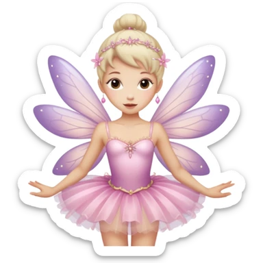 Sugarplum fairy sticker