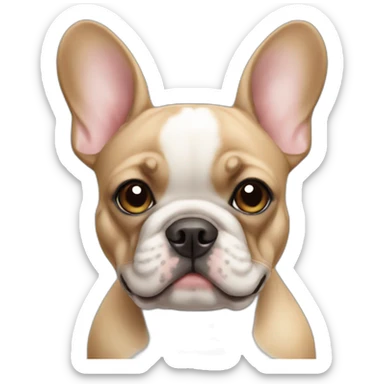 Fawn French bulldog sticker