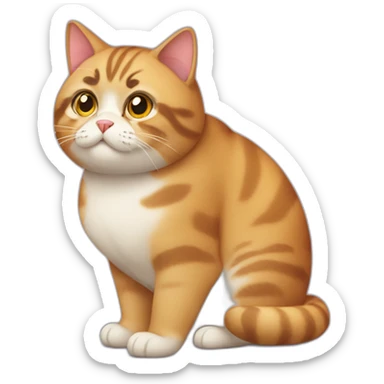 chonky cat sticker