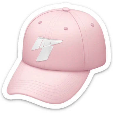 light pink Nike Cap sticker