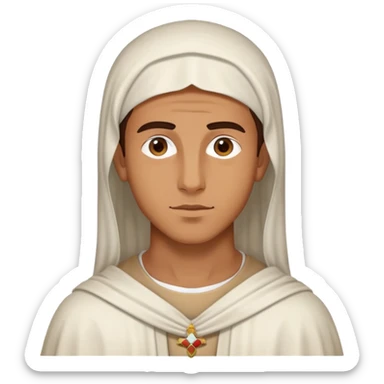 Italian young man Carthusian  sticker